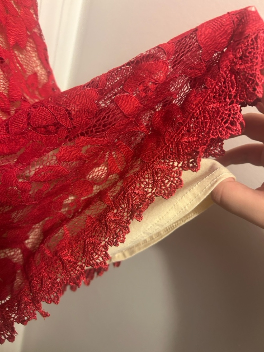 Red Lace Dress ROOMMATES ✨3/$25 SALE✨ - Picture 5 of 5